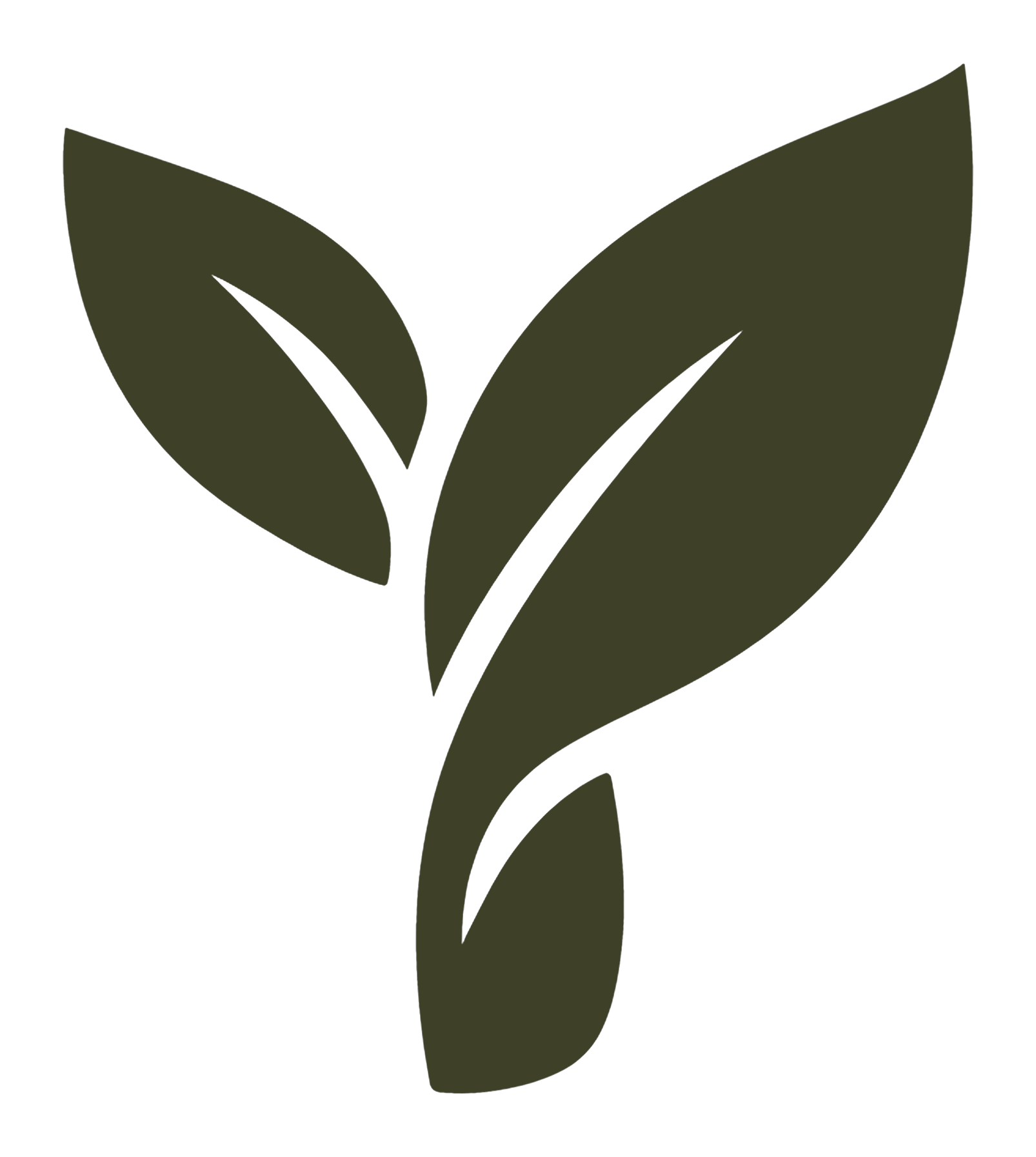 YouthfulLab leaf mark in the Citrus Olive colorway